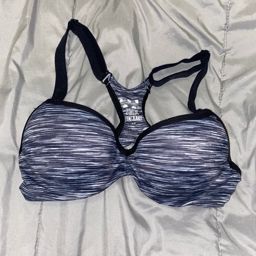 pink sports bra